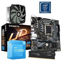 FuturaIT INTEL Upgrade Kit (Intel i3 12100F, H610M, Cooler, 16GB RAM)