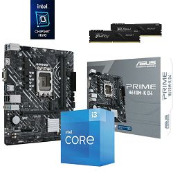 FuturaIT Intel Upgrade Kit (Intel i3 13100F, H610M, 16GB RAM)