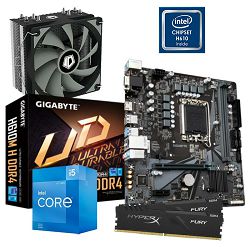 FuturaIT INTEL Upgrade Kit (Intel i5 12400F, H610, Cooler, 16GB RAM)