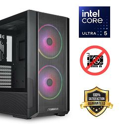 FuturaIT NoGPU PC (Intel Ultra5 245K, 32GB RAM, SSD 2TB, 850W, Midi ATX) 