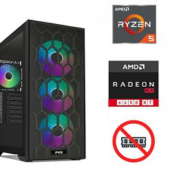 FuturaIT NoRam PC (AMD Ryzen 5 5600XT, B550, 1TB SSD, RX 6650XT, 650W, Midi ATX) 