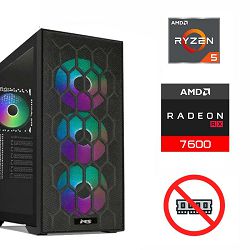 FuturaIT NoRam PC (AMD Ryzen 5 7500F, B850, 1TB SSD, RX 7600, 650W, Midi ATX) 