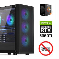 FuturaIT NoRam PC (AMD Ryzen 7 5700X, B550, 1TB SSD, RTX 5060Ti, 750W, Midi ATX)
