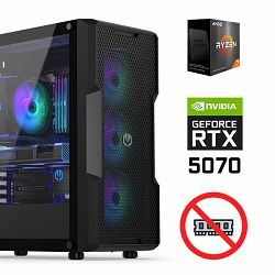 FuturaIT NoRam PC (AMD Ryzen 7 5700X, B550, 1TB SSD, RTX 5070, 750W, Midi ATX) 