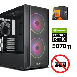 FuturaIT NoRam PC (AMD Ryzen 7 7800X3D, B650, 2TB SSD, RTX 5070Ti, 850W, Midi ATX)