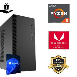 FuturaIT Office&Home PC (AMD Ryzen 5 5600GT, 16GB RAM, SSD 500GB, 550W, Midi ATX) WinOS