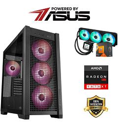FuturaIT Power by Asus PC (AMD Ryzen 7 7800X3D, 32GB RAM, SSD 2TB, RX 9070XT, 850W, Asus Case) Poklon 