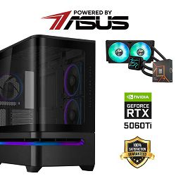 FuturaIT Power by Asus PC (AMD Ryzen 7 8700F, 32GB RAM, SSD 2TB, RTX 5060Ti, 750W, Asus Case) Poklon