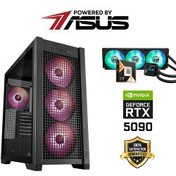 FuturaIT Power by Asus PC (AMD Ryzen 7 9800X3D, 32GB RAM, SSD 4TB, RTX 5090, 1000W, Asus Case) Poklon 