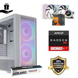 FuturaIT Sleeved Gamer PC (AMD Ryzen 7 7800X3D, 32GB RAM, SSD 3TB, RX 9070XT, 850W, Midi ATX) Poklon