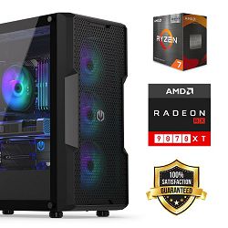 FuturaIT SummerSale GamerPC (AMD Ryzen 7 5700X3D, 32GB RAM, SSD 2TB, RX 9070XT, 750W, Midi ATX) 