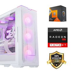 FuturaIT SummerSale GamerPC (AMD Ryzen 7 7800X3D, 32GB RAM, SSD 2TB, RX 9070XT, 850W, Midi ATX) 