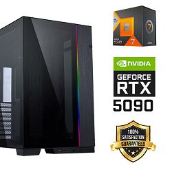 FuturaIT SummerSale GamerPC (AMD Ryzen 7 7800X3D, 32GB RAM, SSD+HDD, RTX 5090, 1000W, Midi ATX) 