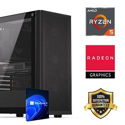 FuturaIT Workstation PC (AMD Ryzen 5 8600G, 16GB RAM, SSD 1TB, AMD igpu, 550W, Midi ATX) WinOS