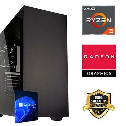 FuturaIT Workstation PC (AMD Ryzen 5 8600G, 32GB RAM, SSD 1TB, AMD igpu, 550W, Midi ATX) WinOS