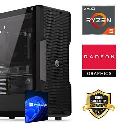 FuturaIT Workstation PC (AMD Ryzen 5 8600G, 32GB RAM, SSD 1TB, AMD igpu, 550W, Midi ATX) WinOS