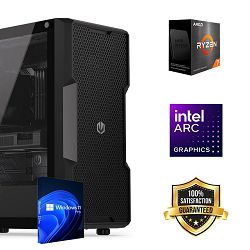 FuturaIT Workstation PC (AMD Ryzen 7 5800X, 32GB RAM, SSD 2TB, RTX 3060, 650W, Midi ATX) Win-OS