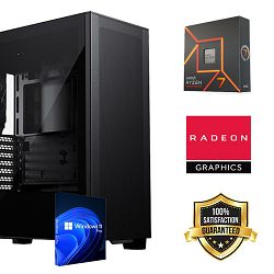 FuturaIT Workstation PC (AMD Ryzen 7 7700X, 32GB RAM, SSD 2TB, AMD igpu, 750W, Midi ATX) Win-OS