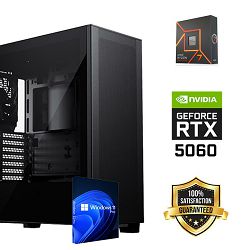 FuturaIT Workstation PC (AMD Ryzen 7 7700X, 32GB RAM, SSD 1TB, RTX 5060, 750W, Midi ATX) WinOS