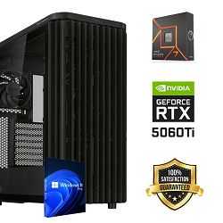 FuturaIT Workstation PC (AMD Ryzen 7 7700X, 64GB RAM, SSD 2TB, RTX 5060Ti, 750W, Midi ATX) WinOS