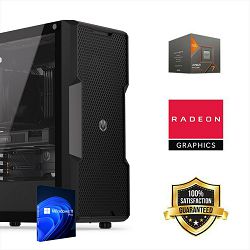 FuturaIT Workstation PC (AMD Ryzen 7 8700G, 32GB RAM, SSD 2TB, AMD igpu, 650W, Midi ATX) Win-OS