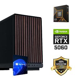 FuturaIT Workstation PC (AMD Ryzen 7 9700X, 32GB RAM, SSD 2TB, RTX 5060, 650W, Midi ATX) Win-OS 