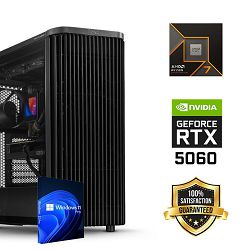 FuturaIT Workstation PC (AMD Ryzen 7 9700X, 48GB RAM, SSD 4TB, RTX 5060, 750W, Midi ATX) WinOS