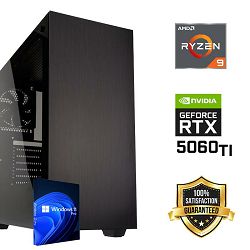 FuturaIT Workstation PC (AMD Ryzen 9 5900X, 32GB RAM, SSD+HDD, RTX 5060Ti, 650W, Midi ATX) WinOS