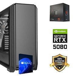 FuturaIT Workstation PC (AMD Ryzen 9 7900X, 128GB RAM, SSD 6TB, NV RTX 5080, 1000W, Midi ATX) WinOS