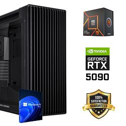 FuturaIT Workstation PC (AMD Ryzen 9 7900X, 128GB RAM, SSD+HDD, RTX 5090, 1000W, Midi ATX) WinOS