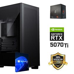 FuturaIT Workstation PC (AMD Ryzen 9 7900X, 48GB RAM, SSD 4TB, RTX 5070Ti, 850W, Midi ATX) Win-OS