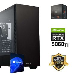 FuturaIT Workstation PC (AMD Ryzen 9 7900X, 48GB RAM, SSD+HDD, RTX 5060Ti , 750W, Midi ATX) WinOS