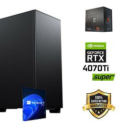 FuturaIT Workstation PC (AMD Ryzen 9 7900X, 48GB RAM, SSD+HDD, RTX 4070Ti-S, 850W, Midi ATX) WinOS