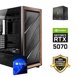FuturaIT Workstation PC (AMD Ryzen 9 7900X, 64GB RAM, SSD 3TB, RTX 5070, 850W, Midi ATX) Win OS