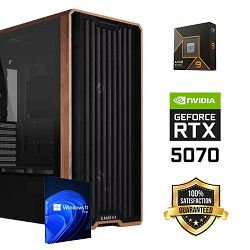 FuturaIT Workstation PC (AMD Ryzen 9 9900X, 32GB RAM, SSD 2TB, RTX 5070, 850W, Midi ATX) WinOS