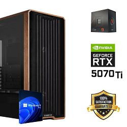 FuturaIT Workstation PC (AMD Ryzen 9 9950X, 48GB RAM, SSD 4TB, RTX 5070Ti, 1000W, Midi ATX) Win0S