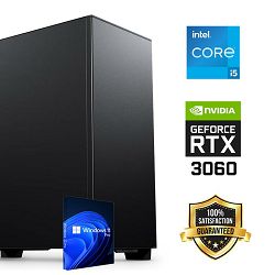 FuturaIT Workstation PC (Intel i5 13600K, 32GB RAM, SSD+HDD, RTX 3060, 650W, Midi ATX) WinOS