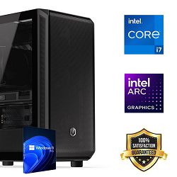 FuturaIT Workstation PC (Intel i7 14700KF, 32GB RAM, SSD+HDD, Intel B580, 650W, Midi ATX) WinOS