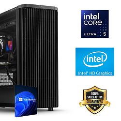 FuturaIT Workstation PC (Intel Ultra 5 245K, 32GB RAM, SSD 1TB, Intel HD, 650W, Midi ATX) Win-OS