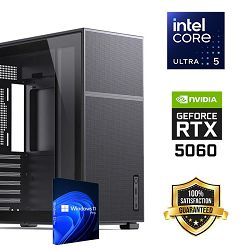 FuturaIT Workstation PC (Intel Ultra 5 245KF, 32GB RAM, SSD 1TB, RTX 5060, 750W, Midi ATX) Win-OS 