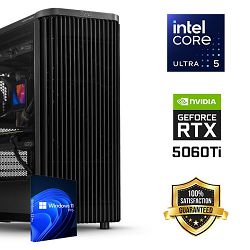 FuturaIT Workstation PC (Intel Ultra 5 245KF, 32GB RAM, SSD 2TB, RTX 5060Ti, 750W, Midi ATX) WinOS