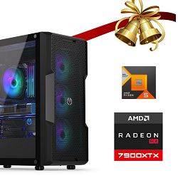 FuturaIT Xmas GamerPC (AMD Ryzen 5 7500X3D, 32GBRAM, SSD 2TB, RX 7900XTX, 1000W, Midi ATX)  