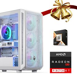 FuturaIT Xmas GamerPC (AMD Ryzen 7 9800X3D, 32GB RAM, SSD 2TB, RX 9070XT, 1000W, Midi ATX)  