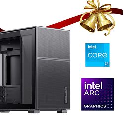 FuturaIT Xmas GamerPC (Intel i3 13100F, 16GB RAM, SSD 500GB, Intel ARC B580, 550W, Midi ATX)  