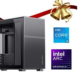 FuturaIT Xmas GamerPC (Intel i5 14400F, 32GB RAM, SSD 1TB, Intel ARC B580, 650W, Midi ATX)
