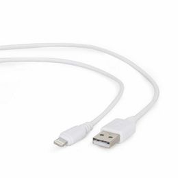 Gembird USB to 8 pin Lightning sync and charging cable, white, 1 m