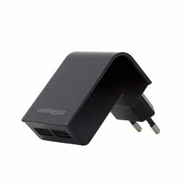 Gembird 2-port universal USB charger, 2.1 A, black