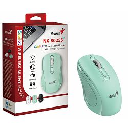 Genius NX-8025S, bežični miš, silent, aqua 31030048402