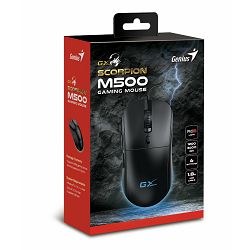 Genius Scorpion M500, igraći miš, RGB, 3600dpi 31040011400