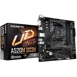Gigabyte GA-A520M-DS3H,AM4,S3, U3, mATX GAA52MS3H-00-G13
